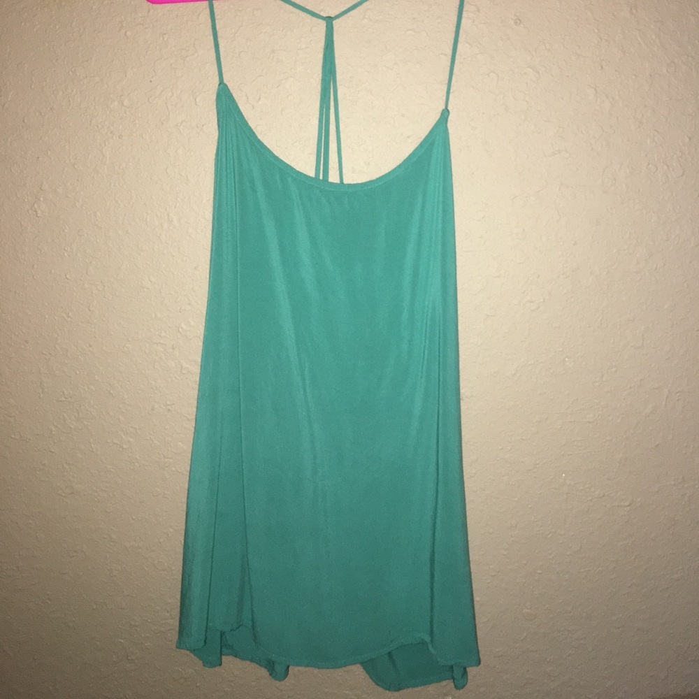 Teal tank top